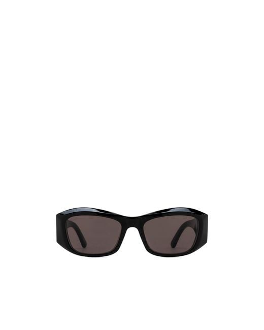 Balenciaga Black Eyewear Square-Frame Sunglasses