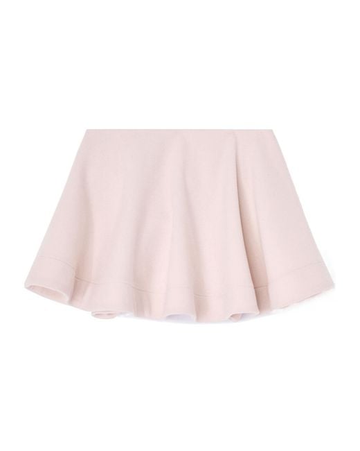 Ganni Pink Peacoat Circle Skirt