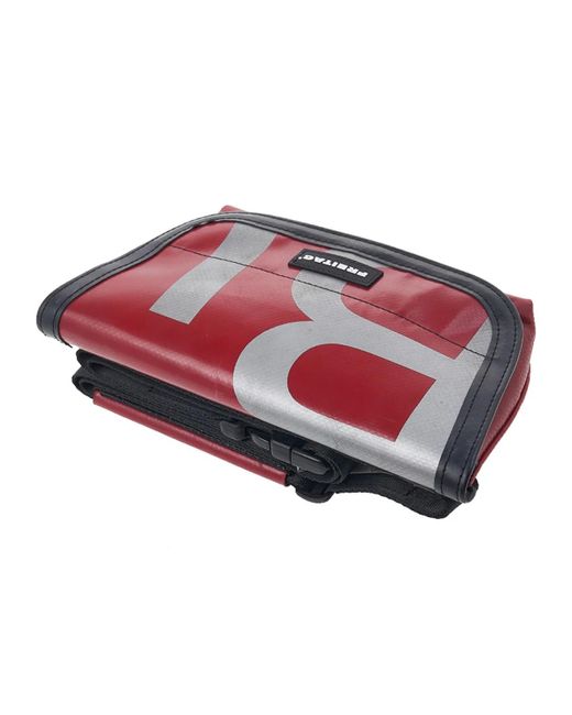 Freitag Red Flap Shoulder Bag for men