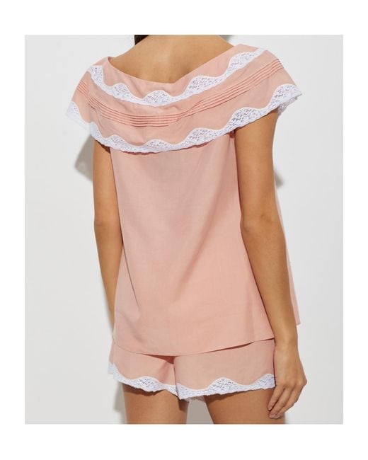 Posse Pink Boat-Neck Top