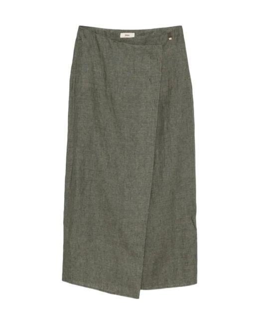 Herno Green Wrap Skirt