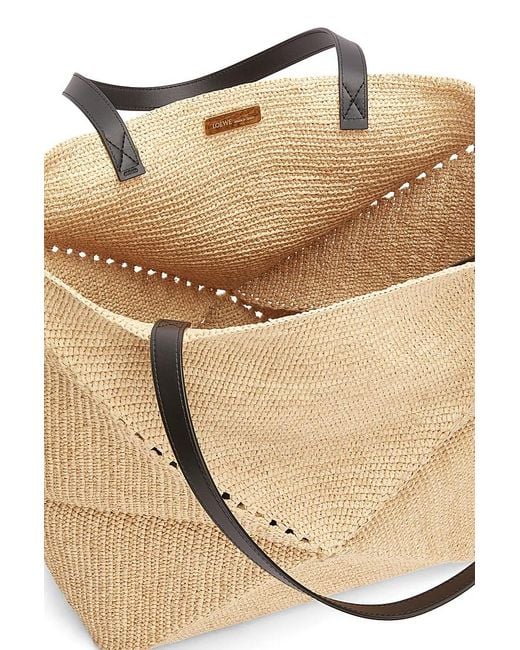 Loewe Natural Xl Puzzle Fold Tote for men