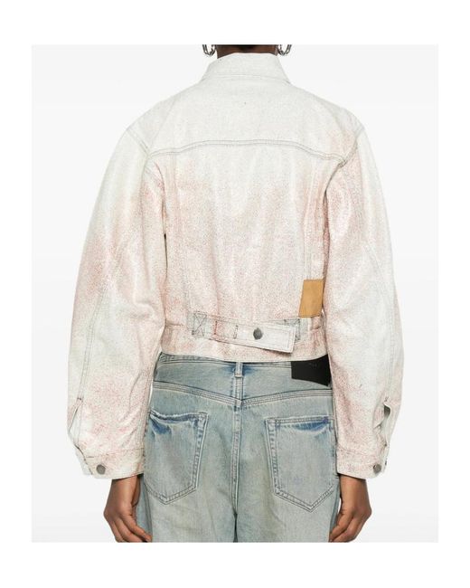Haikure White Simon Denim Jacket