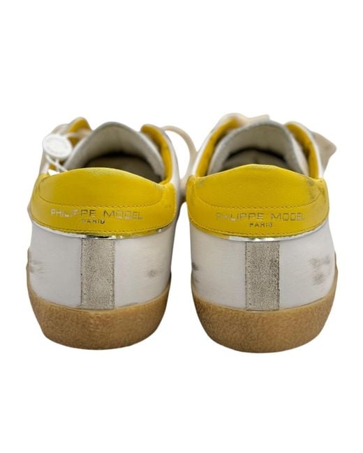 Philippe Model Multicolor Round Head Low-Cut Casual Shoes for men