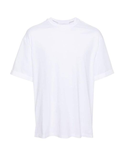 Neil Barrett White Crew-Neck Cotton T-Shirt for men