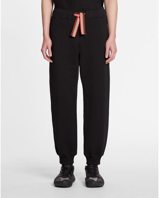 Lanvin Blue Drawstring Tapered Track Pants for men