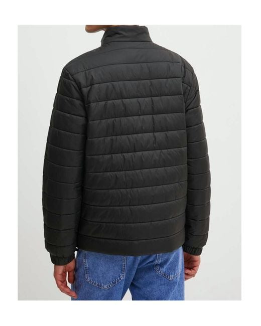 Boss Black Logo-Printed Zipped Padded Jacket for men