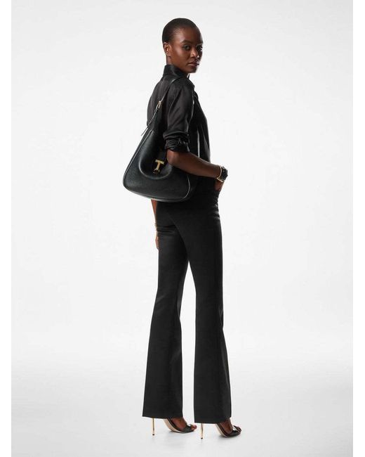 Tom Ford Black T Pin Shoulder Bag