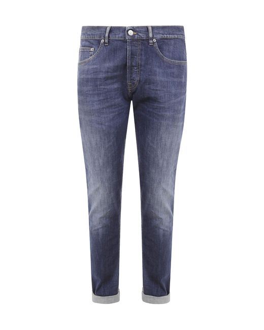 Dondup Blue Icon Regular Fit Jeans for men