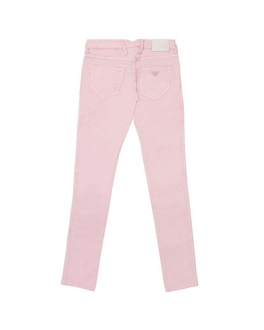 Armani Jeans Pink Belt-Loop Jeans