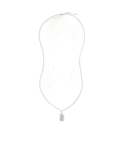 Calvin Klein White Perfume Bottle Necklace