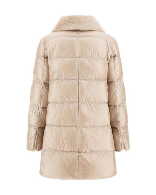 Herno Natural Long-Sleeved Down Jacket