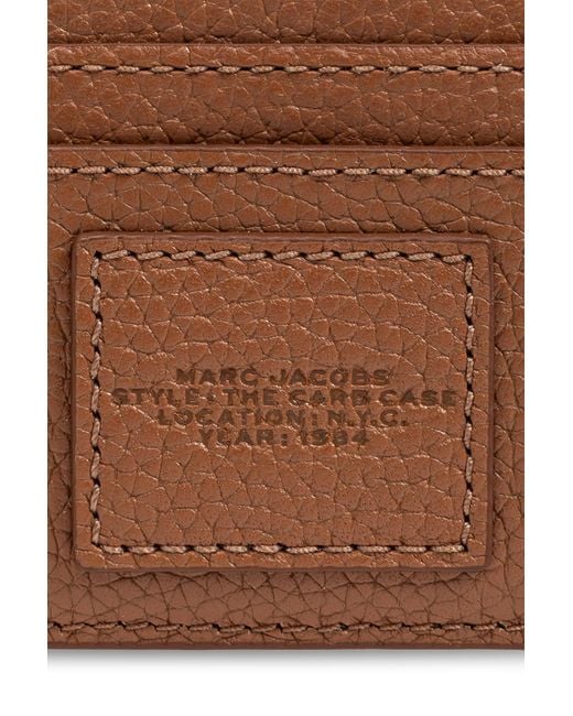 Marc Jacobs Brown Logo Card Holder