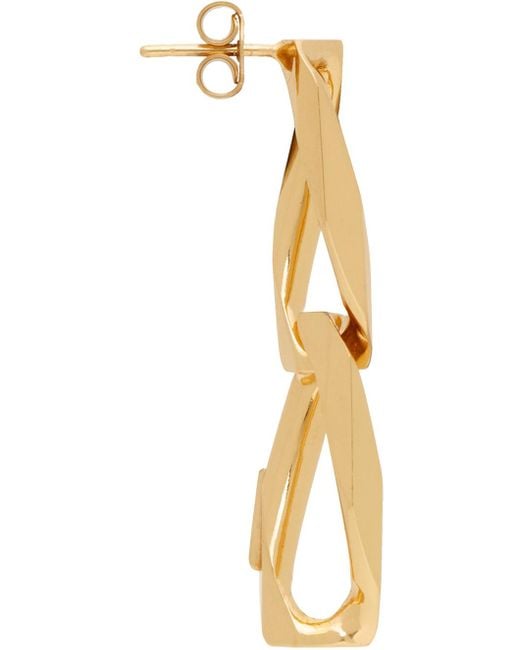 Emanuele Bicocchi Metallic Chain-Link Earrings