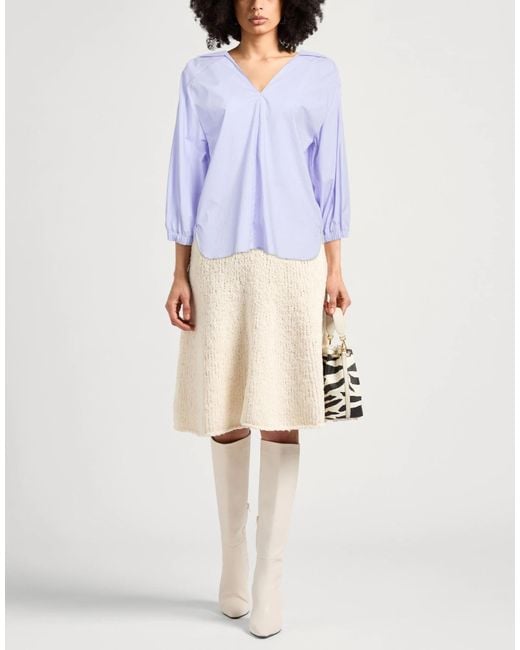 Marni Blue Elasticated Cuffs Top