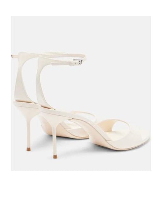 Paris Texas White Lidia 70 Patent Leather Mules
