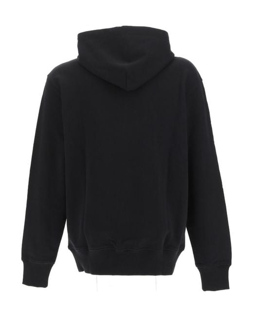 Versace Jeans Blue Couture Logo-Printed Drawstring Hoodie for men