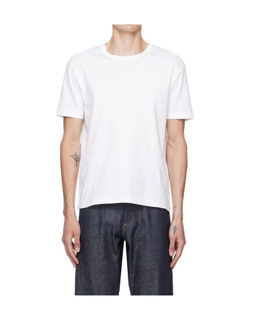 A.P.C. White Jacob T-Shirt for men