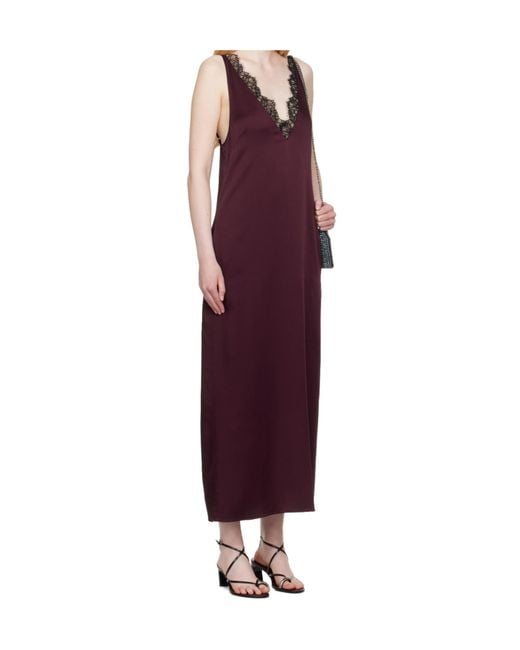 Stella McCartney Red V-Neck Dress