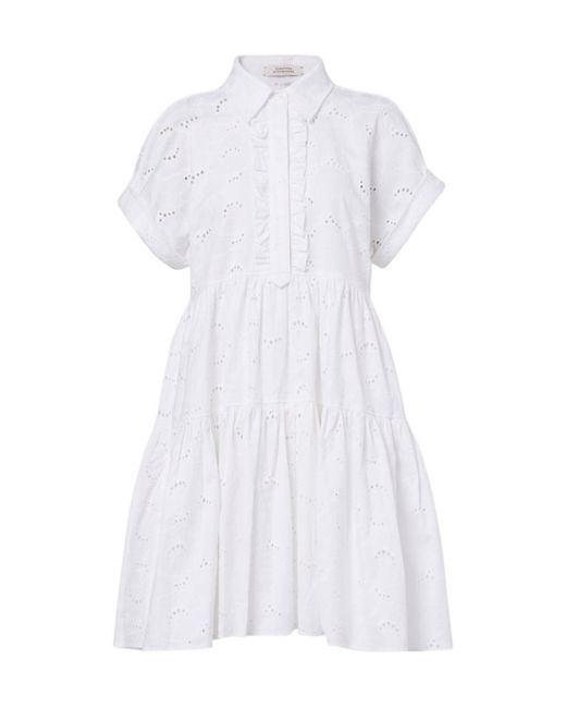Dorothee Schumacher White Summer Blossom Broderie Anglaise Minidress