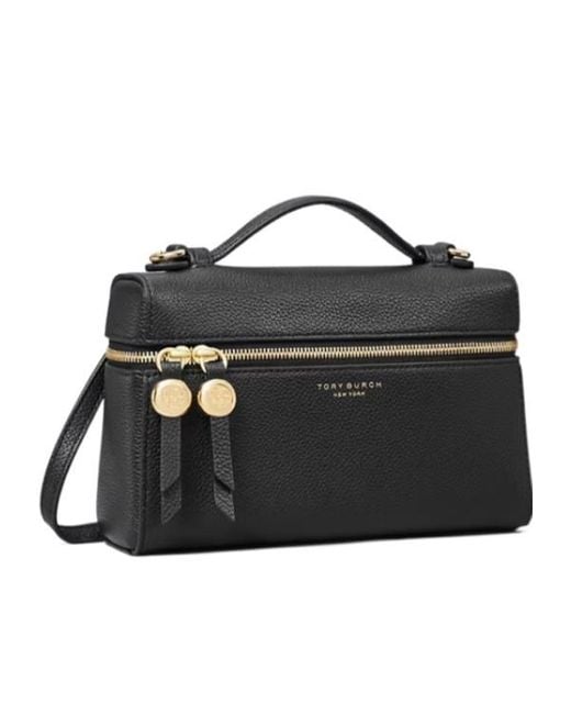 Tory Burch Black Romy Slim Top Handle Bag
