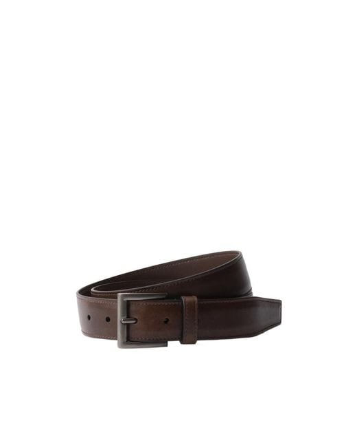 Prada Brown Leather Belt for men