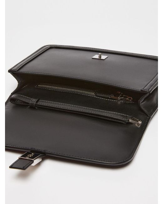 Max Mara Black Bianca Clutch Bag