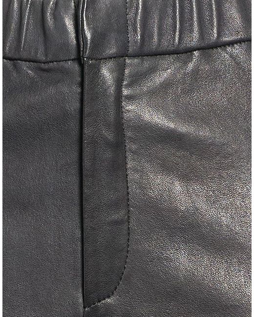 Isabel Marant Gray Simple Slim Leather Pants