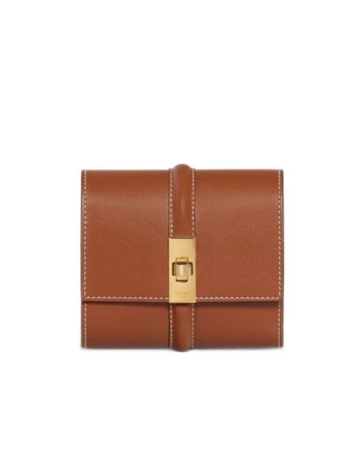 Céline Brown Small Trifold Wallet 16