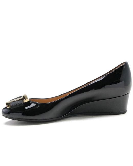 Ferragamo Black Bow High Heels
