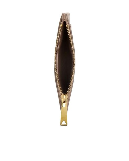 Bottega Veneta Brown Card Zipper Card Bag