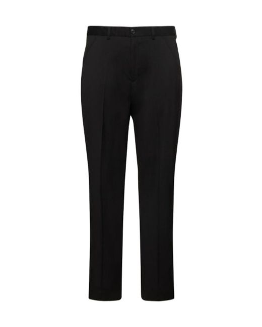 Our Legacy Black Buttons And Invisible Zipper Casual Pants for men