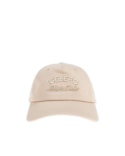 Iceberg Natural Logo Baseball Cap for men