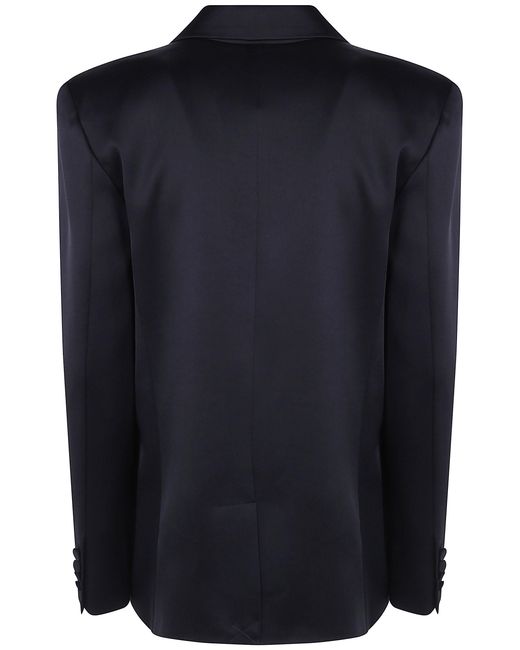 Jonathan Simkhai Blue Satin Blazer