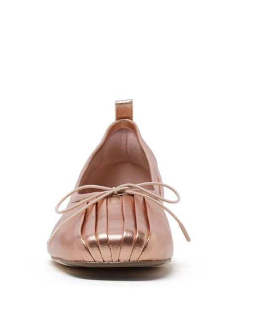 Simone Rocha Pink Flat Ballet Shoes