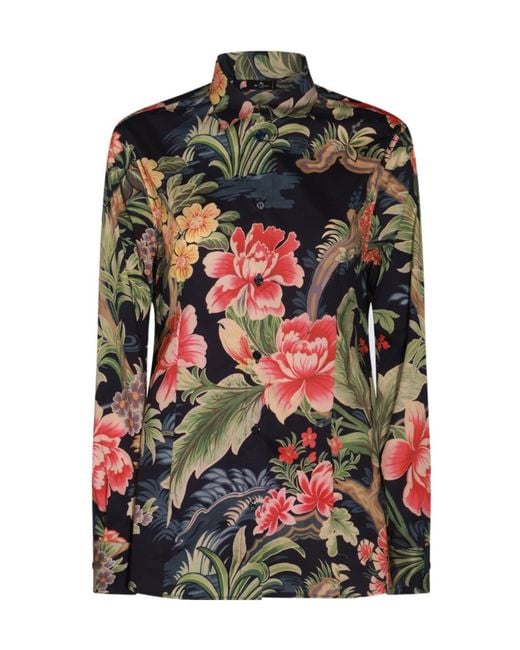 Etro Black Cotton Shirt