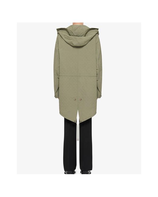 Givenchy Green Monogram 72 Hooded Parka for men