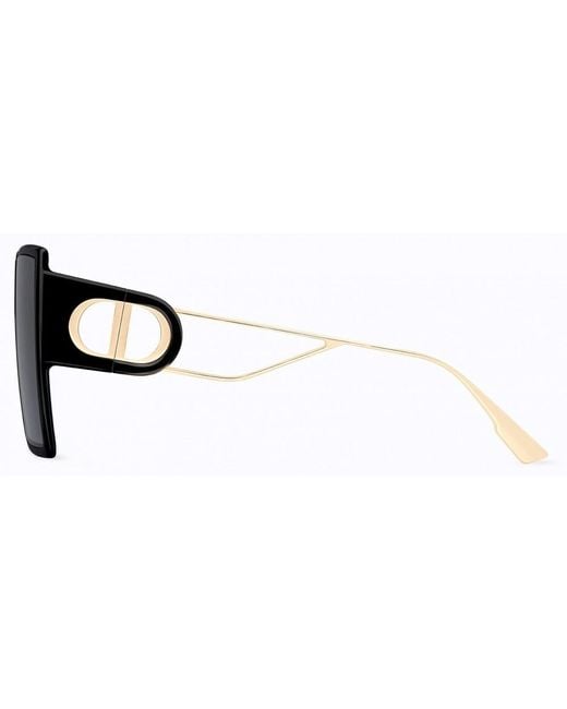 Dior Blue Eyewear 30Montaigne Su Square Frame Sunglasses