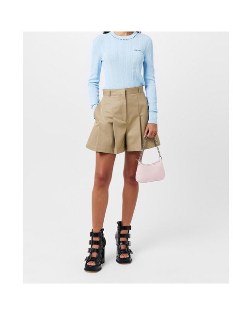 McQueen Natural Logo Athletic Shorts