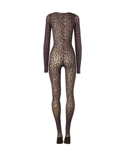 Wolford Multicolor Dots-Pattern Catsuit