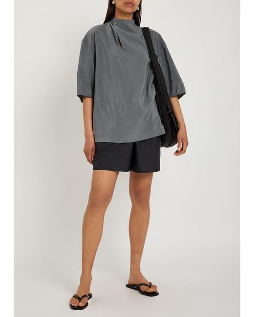 Lemaire Gray Casual Turtleneck Top