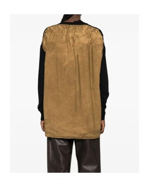 Uma Wang Black Long Slv Sweater