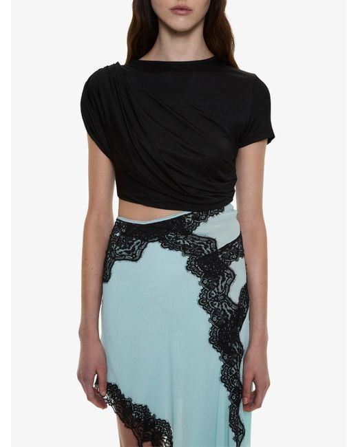 Christopher Esber Green Verve Twisted Tee Mini Dress