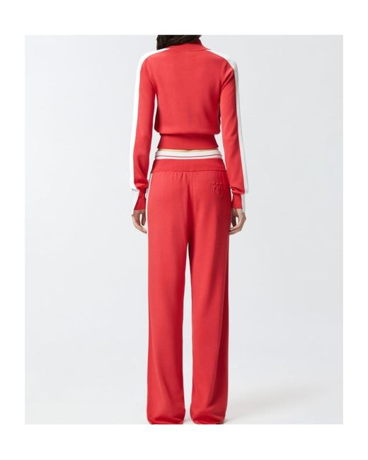 Pinko Red Cropped T-Shirt