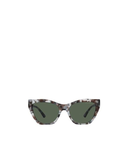 Emporio Armani Green Tortoiseshell Cat-Eye Glasses