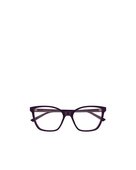 Gucci White Cat-Eye Eyeglasses