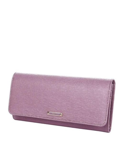 Fendi Purple Long Purse