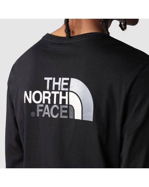 The North Face Black Long-Sleeved T-Shirt for men