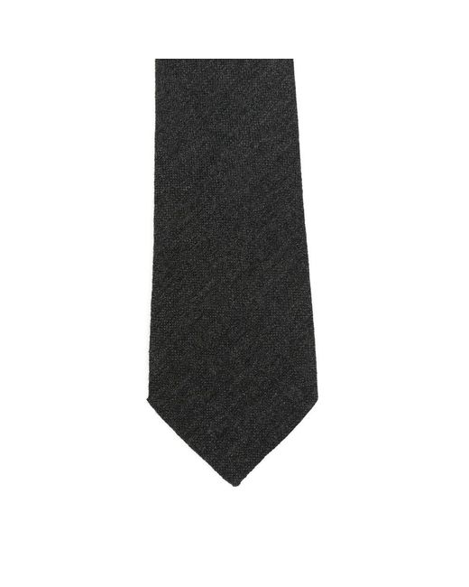 Tagliatore Black Pointed Tie for men