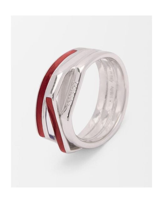 Loewe White Stacked Ring